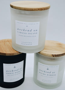 "Weekend at Friday Harbor" Candle