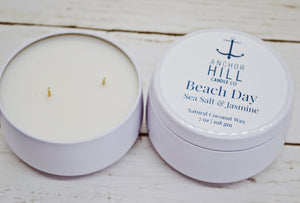 "Beach Day" Coconut Wax Candle