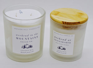 "Weekend in the Mountains" Candle