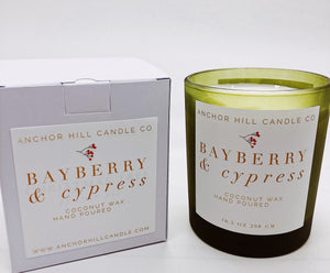 "Bayberry & Cypress" Coconut Wax Candle