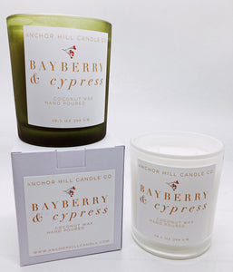 "Bayberry & Cypress" Coconut Wax Candle
